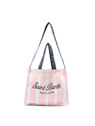 Borsa tote Essential Bag N MC2 Saint Barth multicolore con design a righe EBAGN007 09183L MC2 ST. BARTH KIDS 