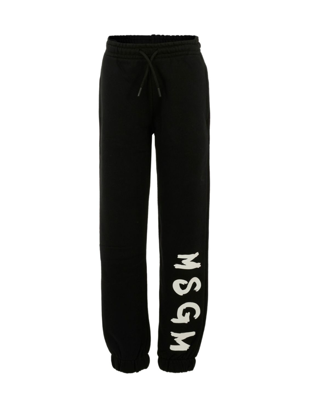 Pantaloni sportivi per bambino MSGM Kids nero con polsini elasticizzati F5MSJUFP024 110 MSGM KIDS 