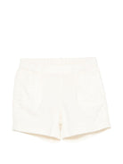 Shorts Leonard per neonato Bonpoint bianchi con vita elasticizzata S06YBEW00003 002 BONPOINT KIDS 