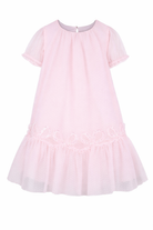 Abito per bambina Billieblush rosa con paillettes e ruches U21833 44L BILLIEBLUSH KIDS 