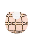 Bavaglino per neonata Elisabetta Franchi La Mia Bambina rosa a fantasia ENBA0680JFE01 D981 ElISABETTA FRANCHI KIDS 