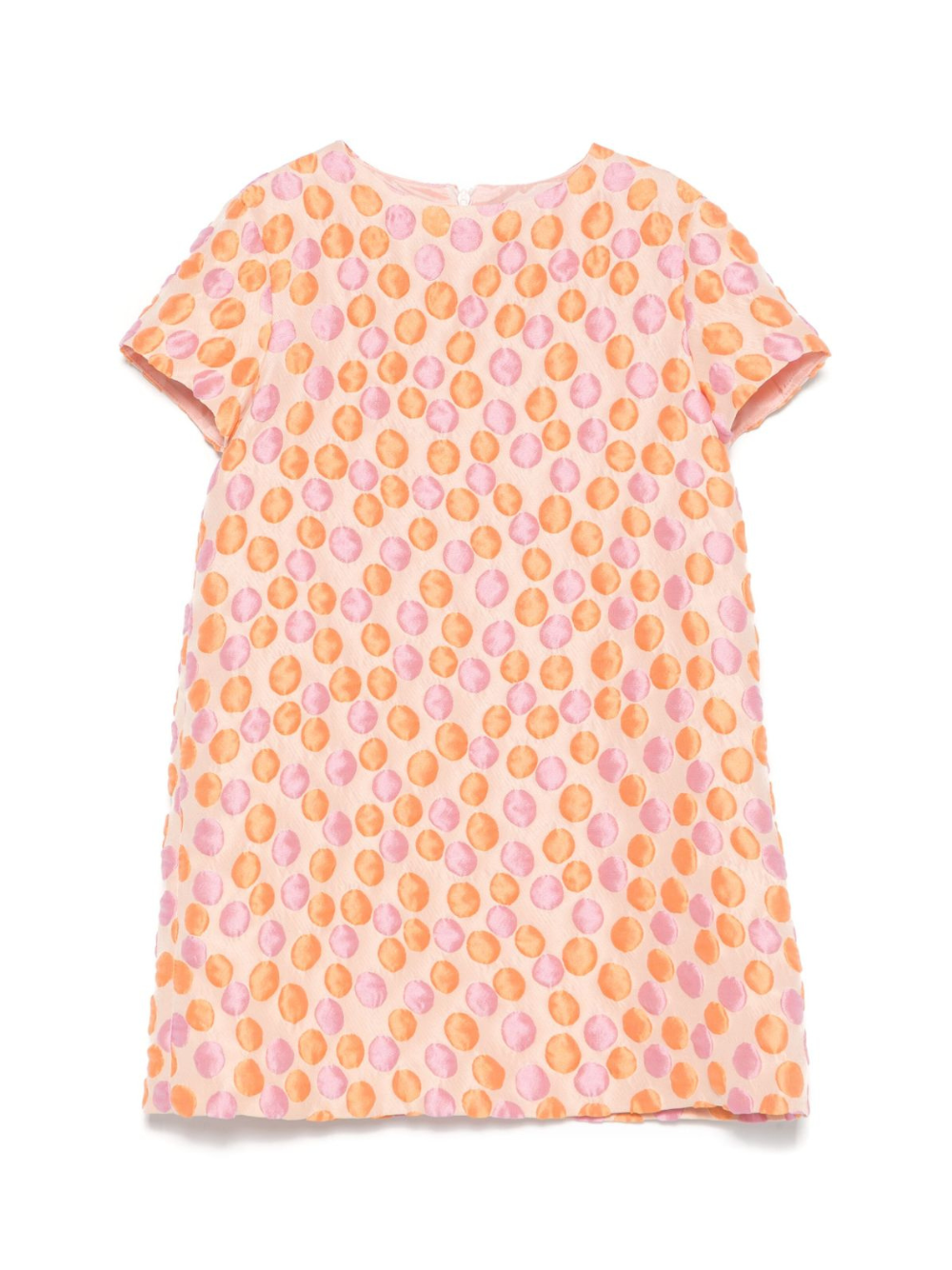 Abito per bambina Il Gufo arancione con stampa all-over P25VM795S5001 274 IL GUFO KIDS 