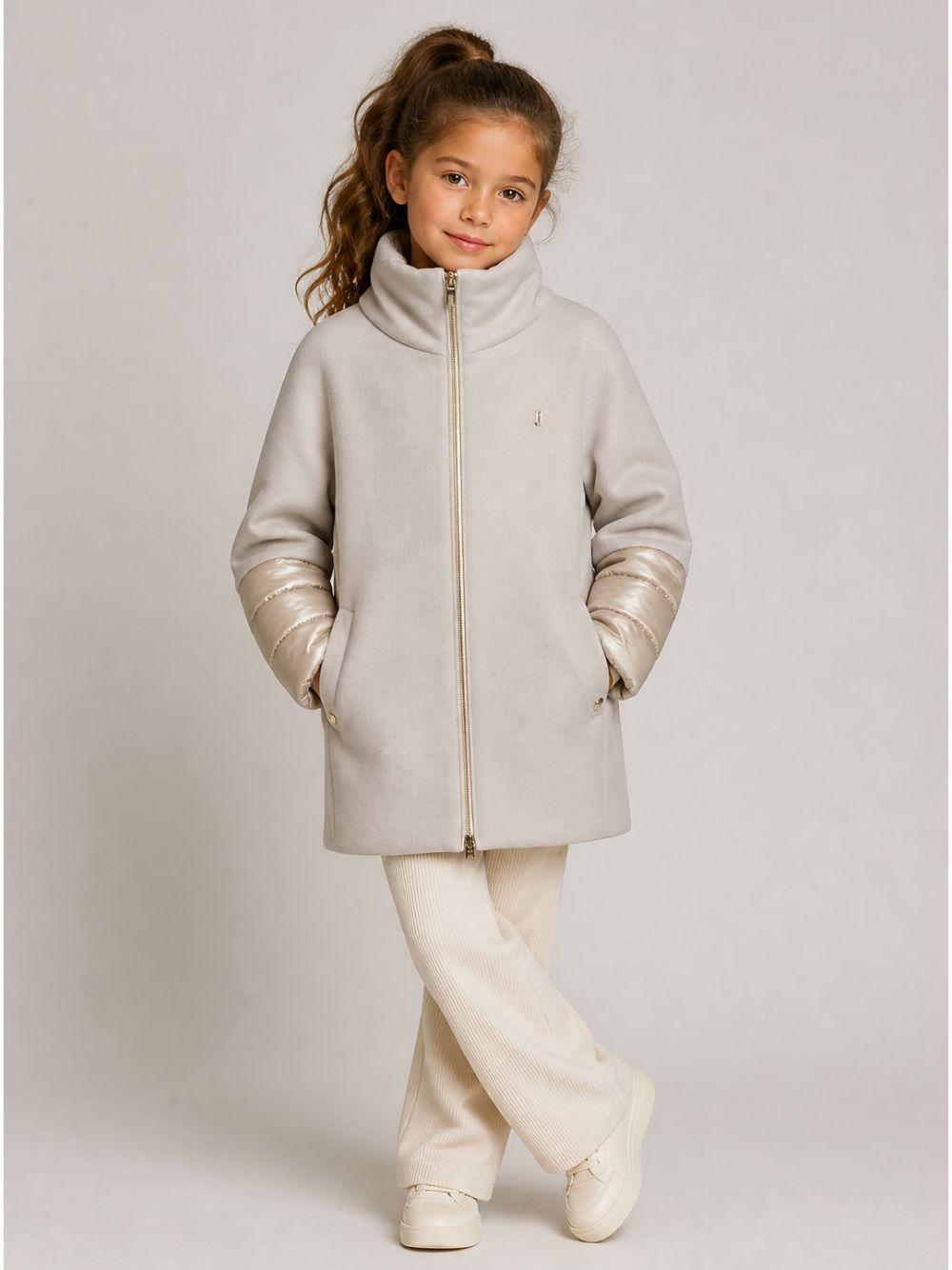 Cappotto per bambina Herno Kids grigio con design imbottito CA000014G33344 1985 HERNO KIDS 
