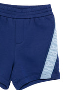Set due pezzi per neonato Emporio Armani Kids blu con stampa logo Aquila all-over EB001114 AF24286 FB407 EMPORIO ARMANI KIDS 