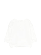 Felpa per neonati Bonpoint bianca con ricamo ciliegie S06XSWK00002 102 BONPOINT KIDS 