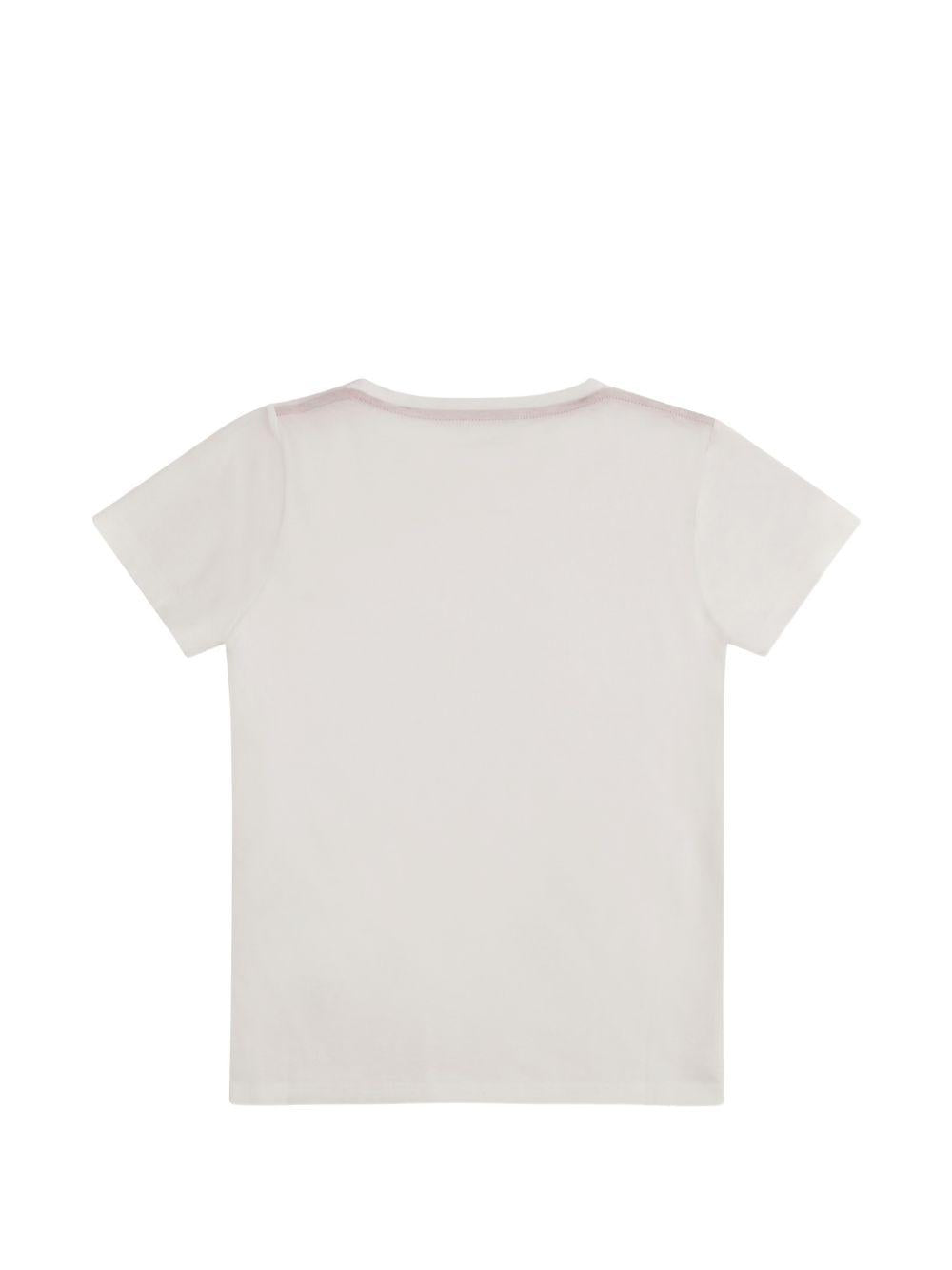T-shirt per bambino Gucci Kids bianca con stampa logo 849686XJHNU 9035 GUCCI KIDS 