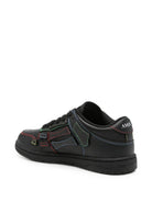 Sneakers per bambino Amiri Kids nere con dettaglio cuciture a contrasto AC326SN00 0002 AMIRI KIDS 