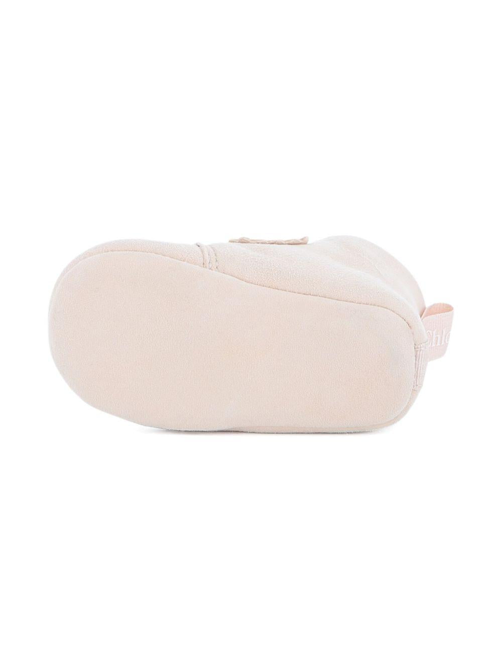Scarpine per neonata Chloé Kids rosa con borso a smerlo C20762 244 CHLOE' KIDS 