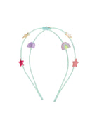 Cerchietto per capelli per bambina Mimi & Lula azzurro con decorazione a stelline 182014-39 RAINBOW MIMI & LULA KIDS 