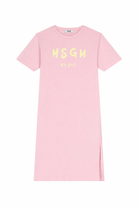 Abito per bambina MSGM Kids rosa con stampa logo S6MSJGDR068 MS076 MSGM KIDS 
