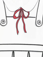 T-shirt per bambina Dolce & Gabbana Kids bianca con stampa a trompe l'oeil L5JTPI G7PGX W0111 DOLCE & GABBANA KIDS 