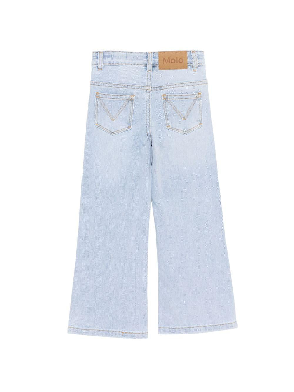 Jeans Asta per bambina Molo denim con design a cinque tasche 2S26I113 9484 MOLO 