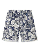 Shorts Erno per bambino Bonpoint blu con stampa fiori S05BBEW00017 515 BONPOINT 