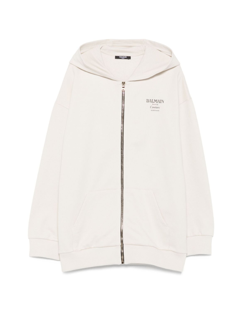 Felpa per bambino Balmain Kids beige con chiusura con zip BX4P50 Z3183 107NE BALMAIN KIDS 