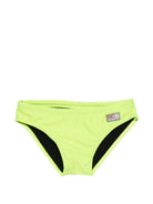 Slip da bagno per bambino MC2 Saint Barth Kids verde con fascia elastica BIL0001 01573L MC2 ST. BARTH KIDS 