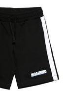 Completo per bambino Moschino Kids nero con dettagli a contrasto HUG00XLAA51 60100 MOSCHINO KIDS 