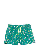 Costume da bagno per bambino MC2 Saint Barth Kids x Peanuts verde a fantasia JEA0004 02660L MC2 ST. BARTH KIDS 