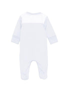 Pigiama per neonato Boss Kidswear azzurro con chiusura con bottoni J53046 771 BOSS KIDS 