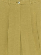 Pantaloni a pieghe Merci verde oliva a gamba larga P345L OLIVE MERCI 