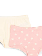 Set di due slip per bambina Molo Kids multicolore con stampa cuori 2W26Q601 5873 MOLO KIDS 