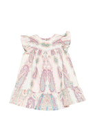Abito per neonata Etro Kids beige con stampa Paisley all-over GY1050 U0268 501MC ETRO KIDS 