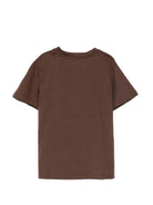 T-shirt per bambino Paolo Pecora Kids marrone con taschino PP4213 EBANO PAOLO PECORA KIDS 