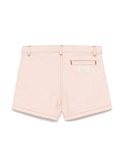 Pantaloncini di jeans per bambina Bonpoint rosa con passanti S05GBEW00004 025A BONPOINT KIDS 