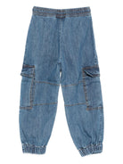 Pantaloni per bambino Molo denim con vita elasticizzata 2S26I107 2192 MOLO KIDS 