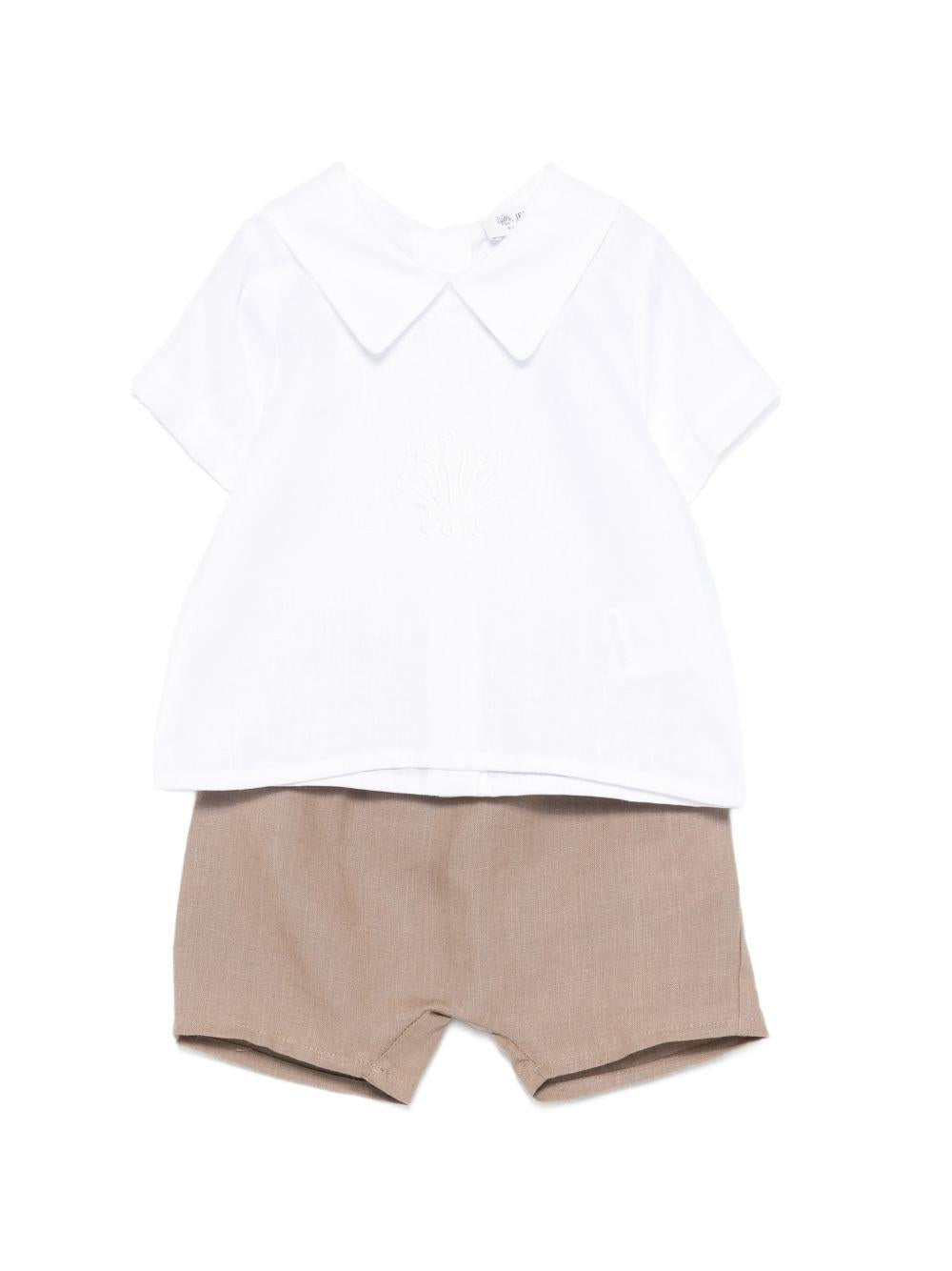 Set t-shirt e shorts per neonato Jesurum Baby multicolore con colletto a punta CASSIO TESEO VAR.32 JESURUM KIDS 