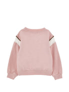 Felpa per bambina Monnalisa Kids rosa con stampa grafica 19H600RU 8006 094F MONNALISA KIDS 