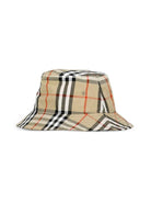 Cappello per neonati Burberry Kids beige con motivo Vintage Check 8117413 B9368 BURBERRY KIDS 