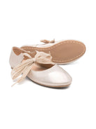 Ballerine per bambina eli1957 rosa Angelito Plumeti con chiusura frontale con fiocco 50026AL SATURN Eli Kids 