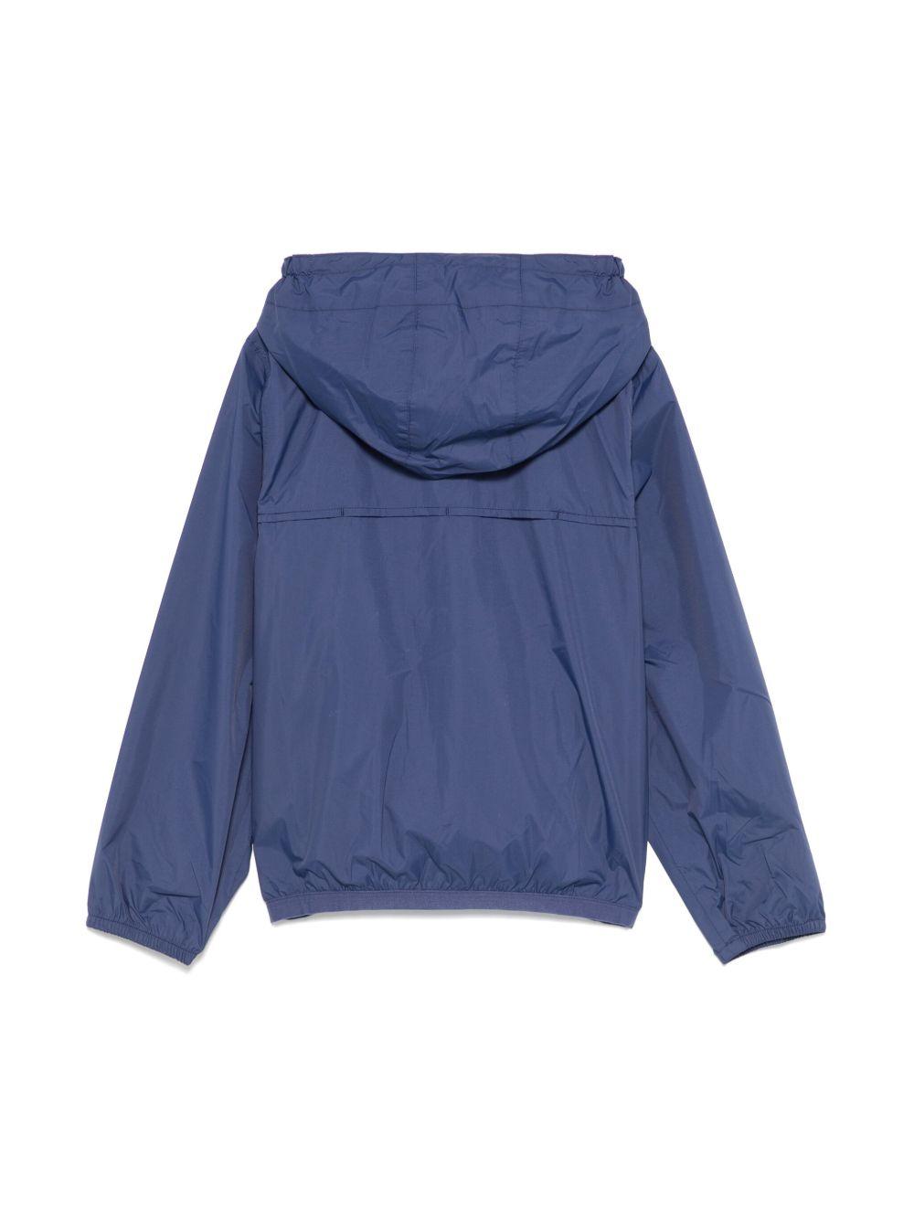 Giacca P. Le Vrai Claude 4.0 per bambini K Way Kids blu con cappuccio K61336W B67 K-WAY KIDS 
