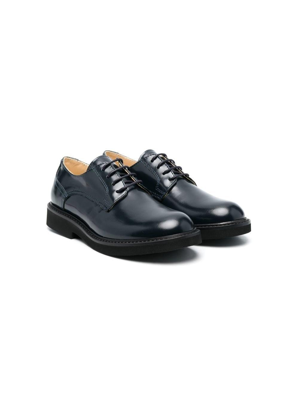 Scarpe elegantii per bambino Andrea Montelpare blu con chiusura con lacci MT19802 VAR2 MONTELPARE TRADITION KIDS 