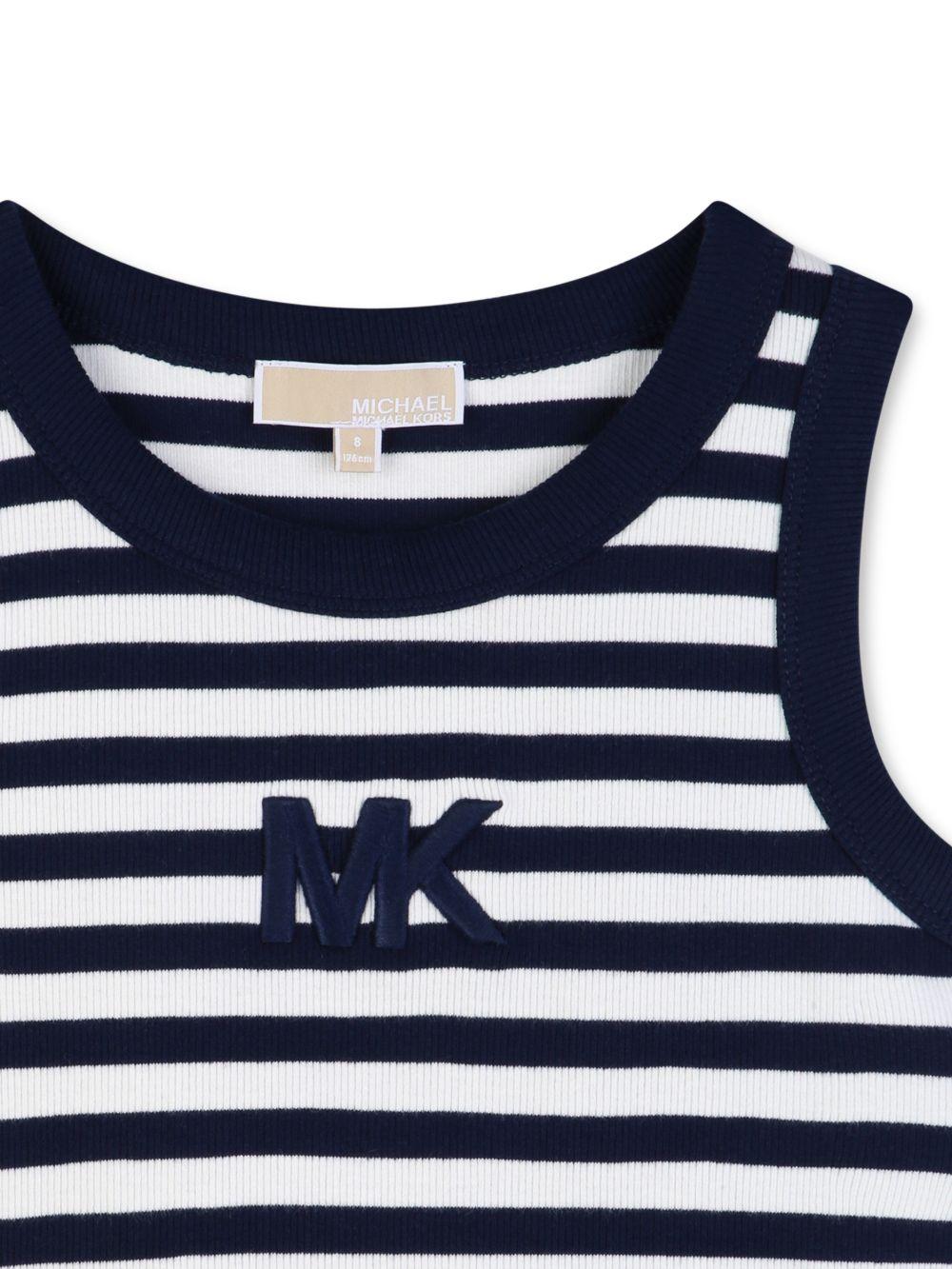 Canotta per bambina Michael Kors Kids multicolore con design a righe R30609 849 MICHAEL KORS KIDS 