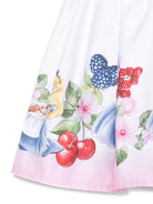 Gonna per bambina Monnalisa Alice x Disney bianco in raso 11E707 5665 9990 MONNALISA 