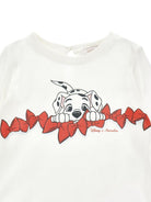 T-shirt per neonata Monnalisa Kids x Dinsey bianca con stampa dalmata 39H613 8002 0001 MONNALISA KIDS 