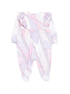 Tutina con fantasie per neonata Emilio Pucci Junior multicolor con scollo rotondo PYB000 Z3688 508LI EMILIO PUCCI KIDS 