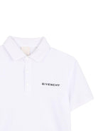 Polo per bambino Givenchy Kids bianco con colletto H31121 10P GIVENCHY KIDS 