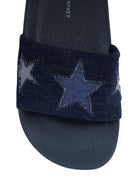 Ciabatte per bambina Stella McCartney blu con motivo a stelle TY0C06 Z3624 999 STELLA McCARTNEY KIDS 
