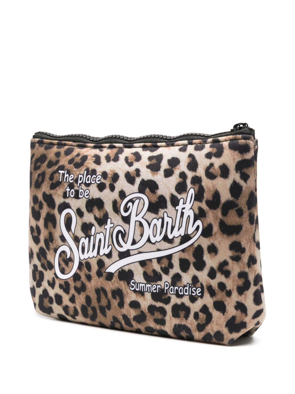 Pochette Aline MC2 Saint Barth animalier con stampa logo sul davanti ALIN001 00653L MC2 ST. BARTH 