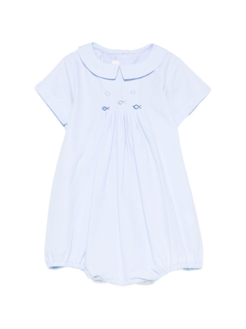 Tutina per neonati Mariella Ferrari azzurro chiaro con colletto Peter pan PLP14BIS 003 MARIELLA FERRARI KIDS 