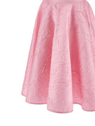 Set top e gonna per bambina Monnalisa rosa con applicazione fiore 71G501 7305 0090 MONNALISA KIDS 