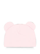Berretto per neonati Moschino Kids rosa con motivo Teddy bear MMX05HLCA40 50209 MOSCHINO KIDS 