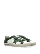 Sneakers per bambino Golden Goose Kids verde con chiusura a strappo F00143F008663 10502 GOLDEN GOOSE KIDS 