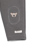 Pantaloni per neonato Donsje grigi con ricamo koala 3040704 00025 DONSJE 