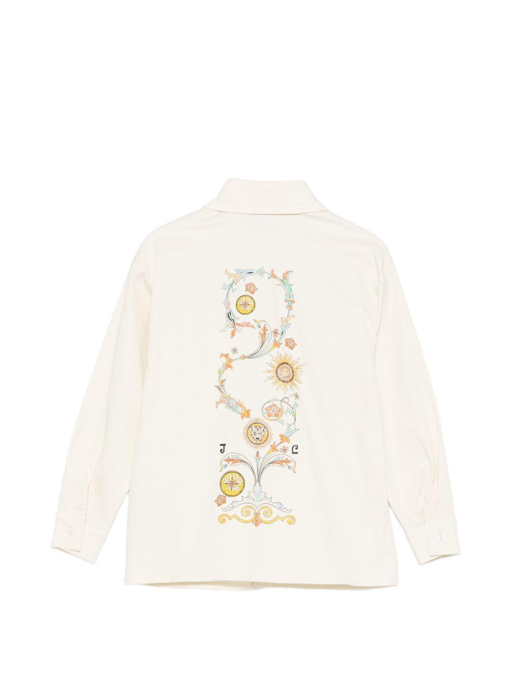 Camicia per bambina Just Cavalli Kids bianca con colletto JGP26234CA PRISTINE ROBERTO CAVALLI KIDS 