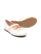 Ballerine per bambina Dolce & Gabbana Kids bianco con rifinitura lucida D11294 A4831 87682 DOLCE & GABBANA KIDS 