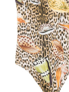 Costume da bagno per bambina Roberto Cavalli Kids marrone con stampa leopardata CGP26055CO MACULA N.H. ROBERTO CAVALLI KIDS 