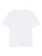 T-shirt per bambini Givenchy Kids bianca con stampa con logo H30951 10P GIVENCHY KIDS 